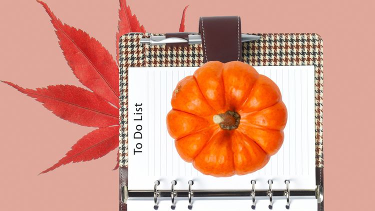 Use a fall-themed checklist to finalize your Thanksgiving menu and timeline three weeks before the big day.